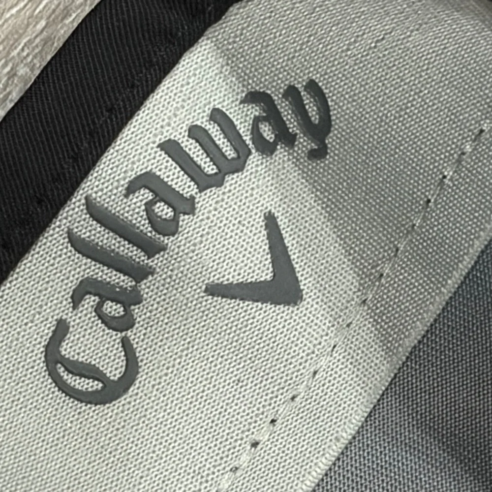 Callaway‎ Mens Golf Pants Black Performance Trousers 40x30 Embroidered Logo